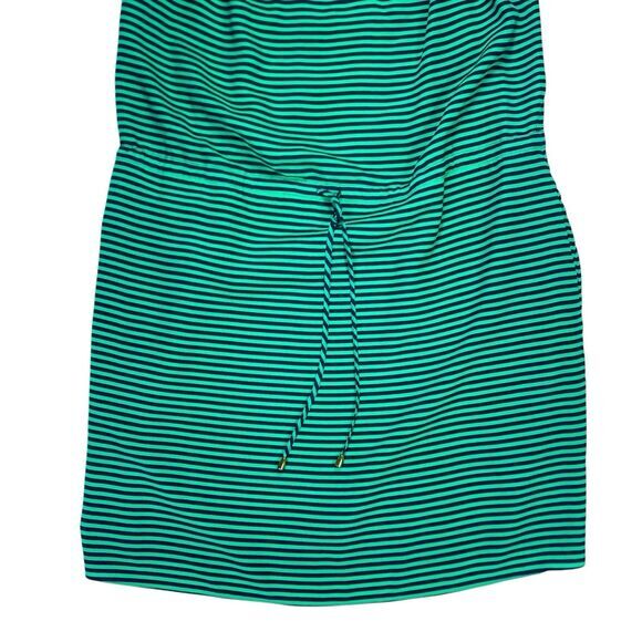 C. Wonder Cami Dress Womens XL Blue Green Silk Nautical Summer Beachy Comfy New - Picture 4 of 16